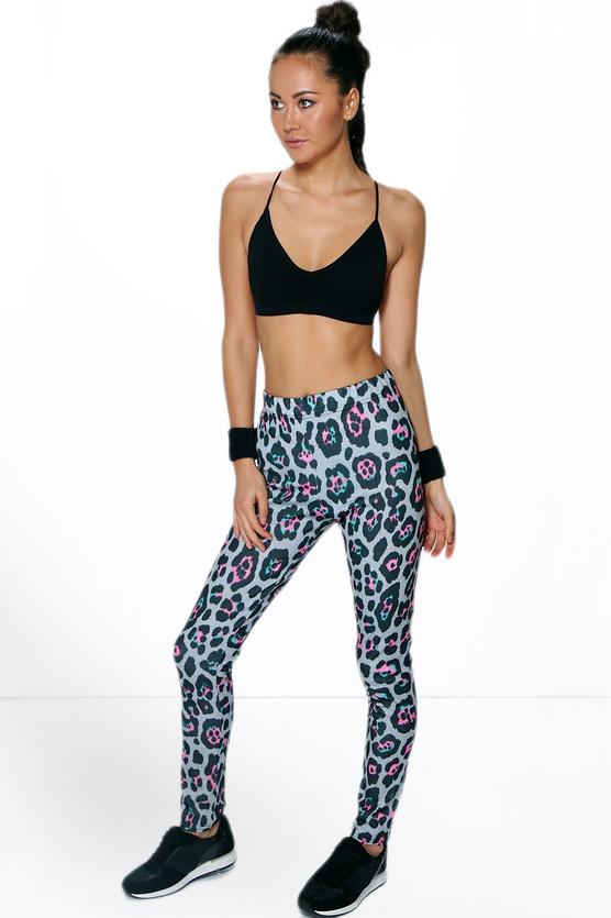 Paige Leopard Print Full Length Running Legging